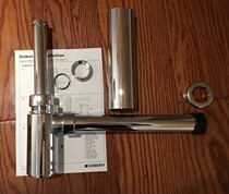 Swiss brand sewer chrome plated trap P bend 170 129 21 1 wall row deodorant bend drain pipe