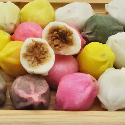 Yanbian specialty Korean traditional sandwich sesame sugar glutinous rice round cake sweet Jin Dao breakfast snacks Korean flavor