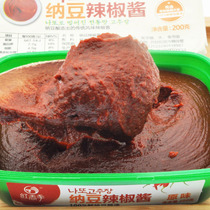 Yanbian spicy sauce Korean food Natto chili sauce mixed rice chili sauce Korean chili sauce salty sweet spicy sauce soup sauce