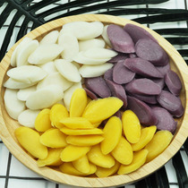 Yanbian special products North Korean flavor Korean spicy fried rice cake sheet instant Purple Potato Pumpkin Hot Pot ingredients to send sauce