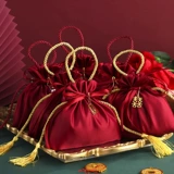 Китайская ткань в стиле счастливая сумка для сахара свадебная свадебная упаковочная сумка свадебная сумка высокая сенсорная сумка персонализированная сумка для конфеты Свадебная коробка