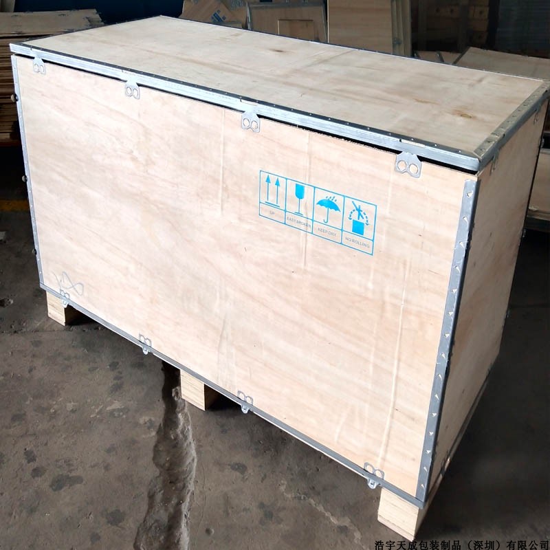 Hộp gỗ tùy chỉnh Xuất khẩu bao bì hộp gỗ miễn phí Logistics hộp gỗ Ván ép hộp gỗ Dây đai thép xuất khẩu Hộp gỗ - Cái hộp thùng gỗ thông