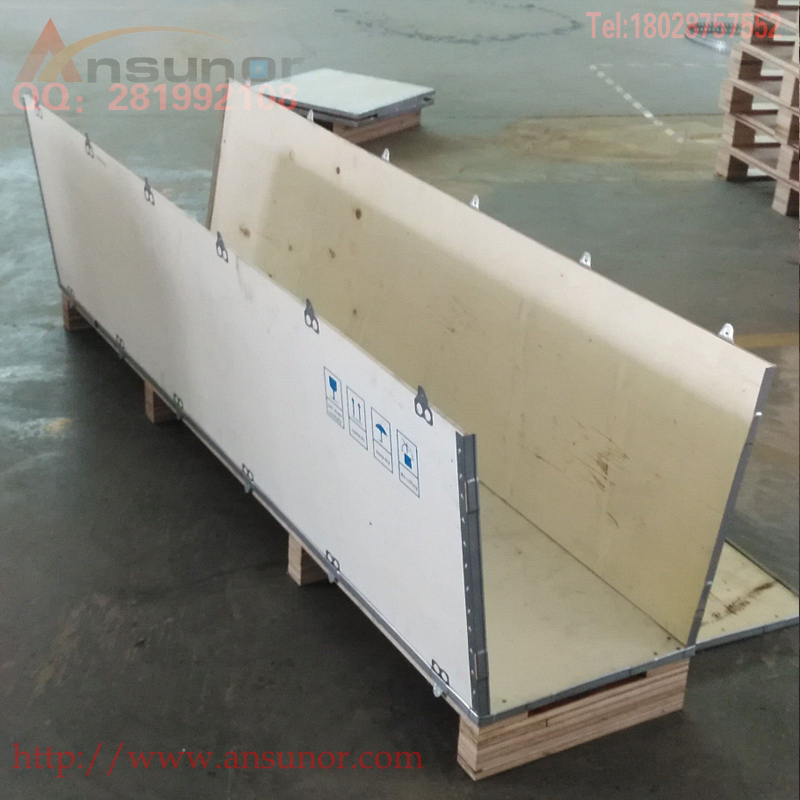 Vành đai thép hộp gỗ khóa hộp gỗ đóng gói hậu cần hộp gỗ Xuất khẩu kiểm tra miễn phí hộp gỗ tháo lắp hộp gỗ tùy chỉnh thuận tiện - Cái hộp thùng gỗ sồi 100 lít