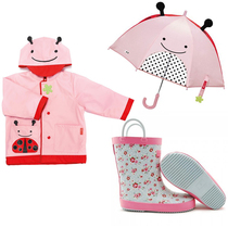 American skip hop ladybug mens and womens childrens raincoats Childrens umbrellas British floral childrens rain shoes in stock