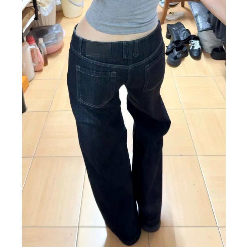 Original Low-Rise Wide-Leg Jeans for Women 2026 New American Retro Design Slimming Loose Drape Straight-Leg Pants Original Low-Rise Wide-Leg Jeans for Women 2026 New American Retro Design Slimming Loose Drape Straight-Leg Pants