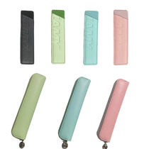 Germany lamy Lingmei leather leather pen cover zipper pen bag Pen protective cover Macaron blue Hunter original