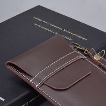 Universal Straight Jack Phone Liner Bag Genuine Leather Harp Kit Minimalist Handmade Bag Hands With Super Slim Wallet Business