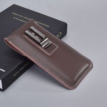 Suitable for Apple iPhone11 ProMax wearing strap hanging waist genuine leather mobile phone bag ultra-thin single layer vertical bag