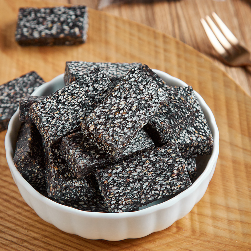 Girl 80 kg snack Black sesame cake soft cake candy Q bomb good sweet healthy snack 180g