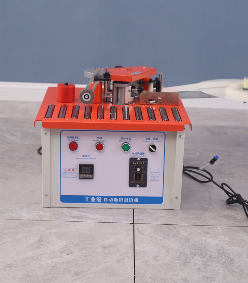 New pulley slipway cover-edge machine portable small furniture automatic break with double-sided gluing merits line seal edge