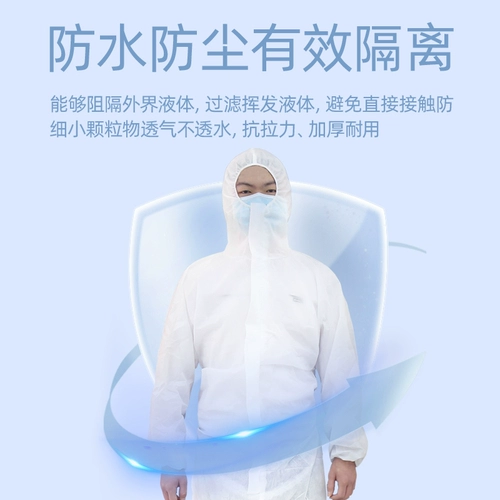 Одноразовая медицинская одежда Верти соединяет все организм медицинской изоляции с помощью защитной защиты больницы Hip Hep Hear в больнице.