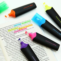 Japan UNI Mitsubishi perspective marker pen USP-200 students with hipster marker pen color highlighter creative focus marker pen marking brush highlighter marker set
