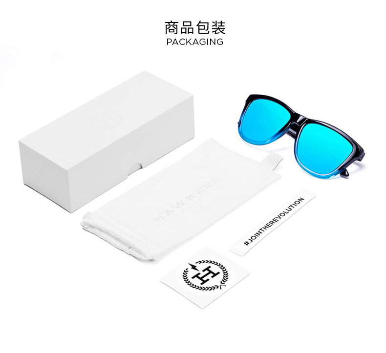 Kính râm nam và nữ Hawkers Kính râm UV Bảo vệ kính xanh châu Á Một FTR02AF kính râm nam