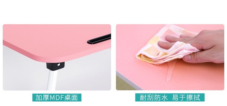 Giường bàn máy tính xách tay bàn phòng ngủ làm việc lười biếng bàn ăn nhà Zhuozi bàn nhỏ có thể gập lại viết - Bàn bàn gỗ để máy tính