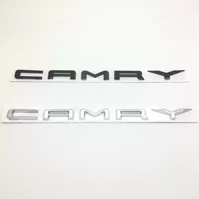 18-19 Eight-generation New CAMRY car logo head cover CAMRY English letter logo backup tail box car label sticker