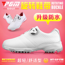 PGM new golf shoes women waterproof shoes rotating shoelaces high-end sneakers anti-skid white shoes