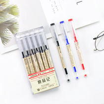 Tianzhuo Xiao Fresh Transparent Simple Style Neutral Pen Black Red Blue Full Needle Pen Exam Neutral Pen 0 35 Business Signature Pen