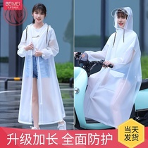 Raincoats Female Adults Walking Full Body Summer Cloak Style New Rain Cape Anti-Rain Lady Rainwear Long Transparent Single