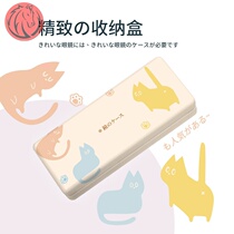 Glasses case senior female ins Japanese light sun glasses box glasses box ink box portable cute myopia