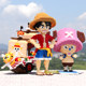 Miniature small particle puzzle assembled building blocks Chinese adult boy toy One Piece Luffy Chopper model gift