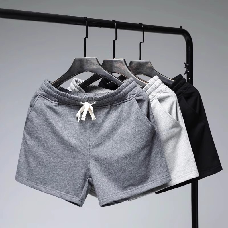 Plus Size 150kg American Style Pure Cotton Fitness Sports Shorts Men's Summer Running Training Men's Casual Elastic Three-Quarter Pants