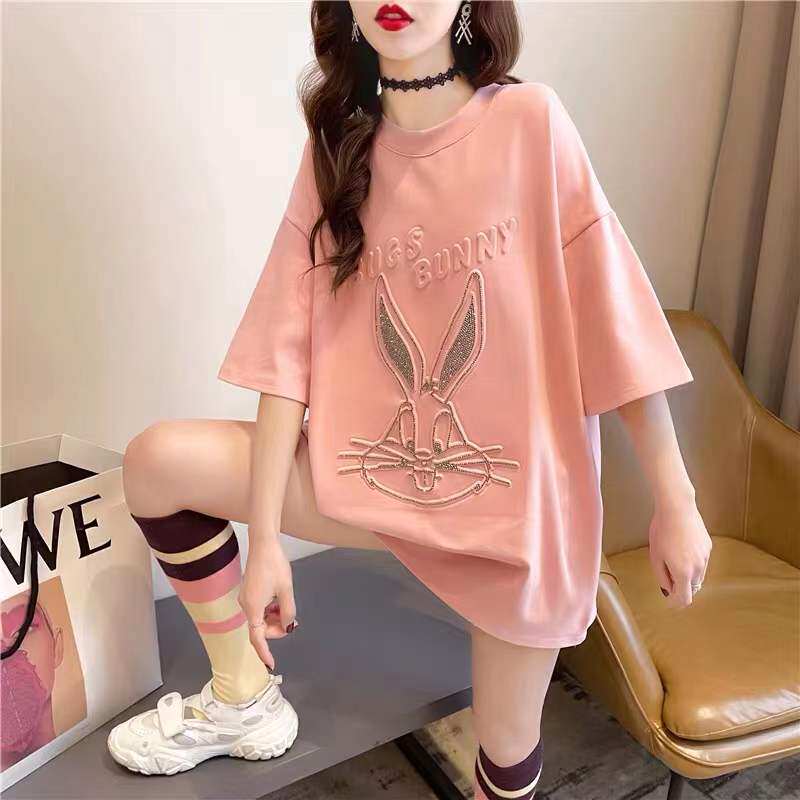 Pregnant Woman Clothes Spicy Mother Fashion Short Sleeve T-shirt Woman Dress Summer Dress 2022 New Korean Version Pregnant Woman Loose Half Sleeve Blouse
