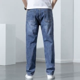 Демисезонные джинсы, повседневные брюки, осенние, 2023 года, свободный прямой крой