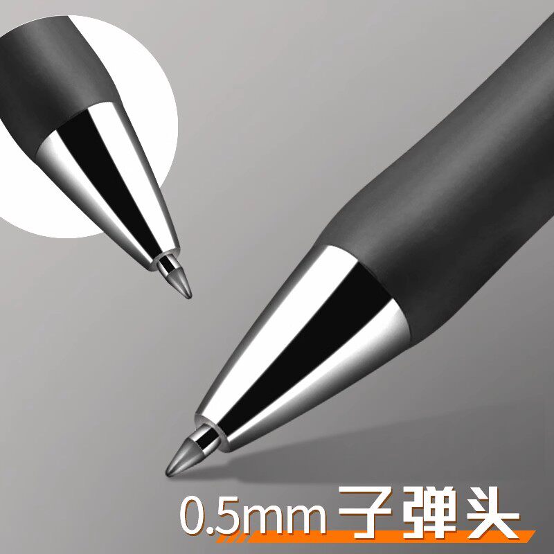 120 Retractable Gel Pens for Students, Exam Use, 0.5mm Retractable Black Carbon Ink Pens, Water-Based Pens, Signature Pens, High-End Business Pens for Men, Red Pens, Teacher-Specific Ballpoint Pens, Bullet Tip Press-Type