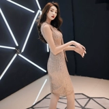 Короткое вечернее платье, городской стиль, французский стиль, премиум класс