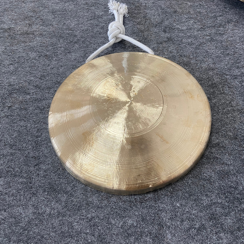 Seagull 22 cm high school bass small hand gong professional sound copper small gong hook gong opera stage gong hall gong