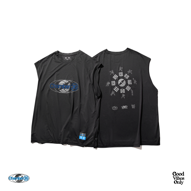 Goodvibesonly Good Vibes First "Chamber 36" Xh55 Collaboration Sports Vest Quick-Drying Goodvibesonly Good Vibes First "Chamber 36" Xh55 Collaboration Sports Vest Quick-Drying