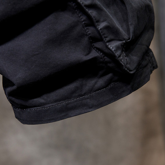 Summer thin workwear casual shorts for men 2024 five-point mid-pants summer multi-pocket outdoor European and American half-cut trousers