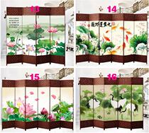 Art milk tea shop screen Zen Chinese office partition wall screen partition living room hanging screen Hospital economy