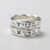 Pacha Dog Ring Cartoon Graffiti Ring Wavy Edge Couple Ring Male and Female Cat Anime Little Girl Gift
