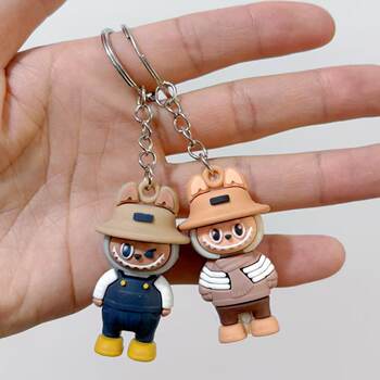 Internet-Famous Blind Box Keychain, Creative Small Gift, New Keychain Doll, Bag Pendant, Small Gift for Best Friends and Couples