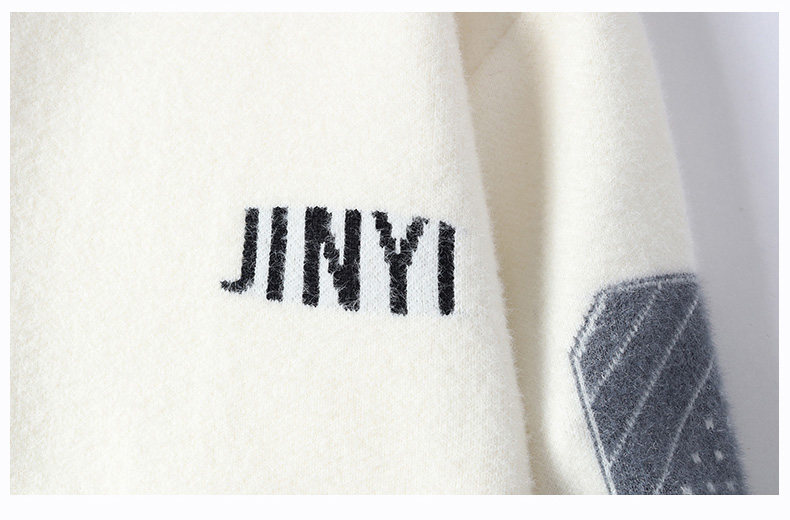 Semi-high-neck sweater for boys, autumn and winter, teenagers, junior high school and senior high school students, mink fleece, thickened base layer knitted sweater pic 15