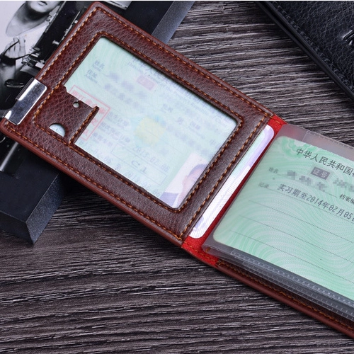 Мужской чехол для водительских прав, вместительный и большой маленький бумажник, картхолдер