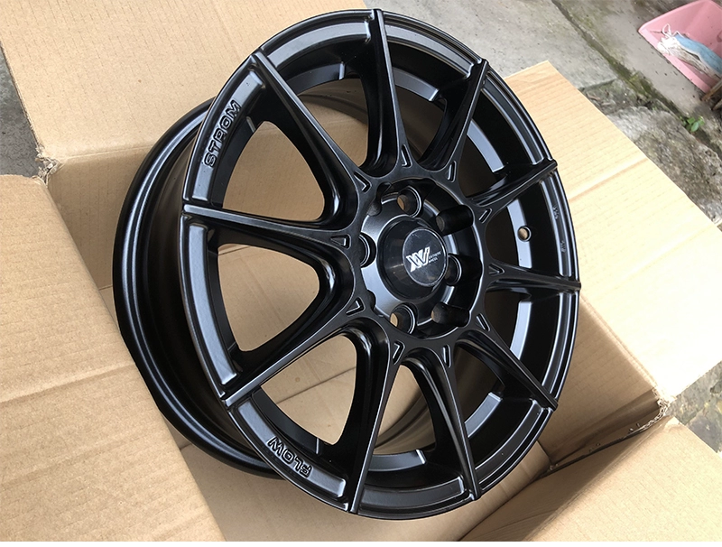 lazang ô tô Sửa đổi trục bánh xe Xe điện 14 inch 15 inch phù hợp cho Wuling mini Langdi BYD f0f3 Wuling Hongguang Jetta mâm 16 inch 4 lỗ mâm xe ô tô đẹp