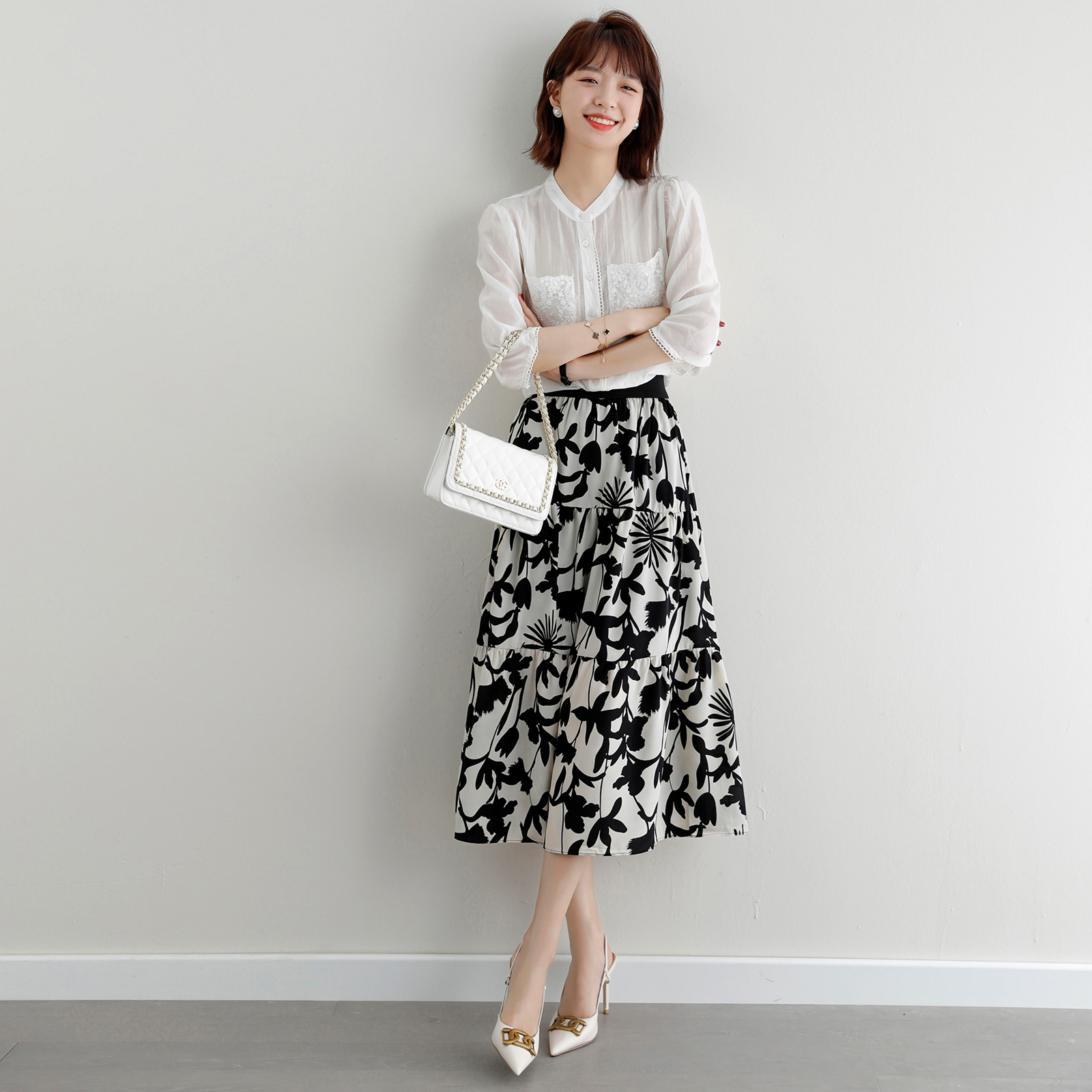 Thousands of styles are not more durable than it!2024 Early spring high waist is thin and full of retro print skirts Thousands of styles are not more durable than it!2024 Early spring high waist is thin and full of retro print skirts