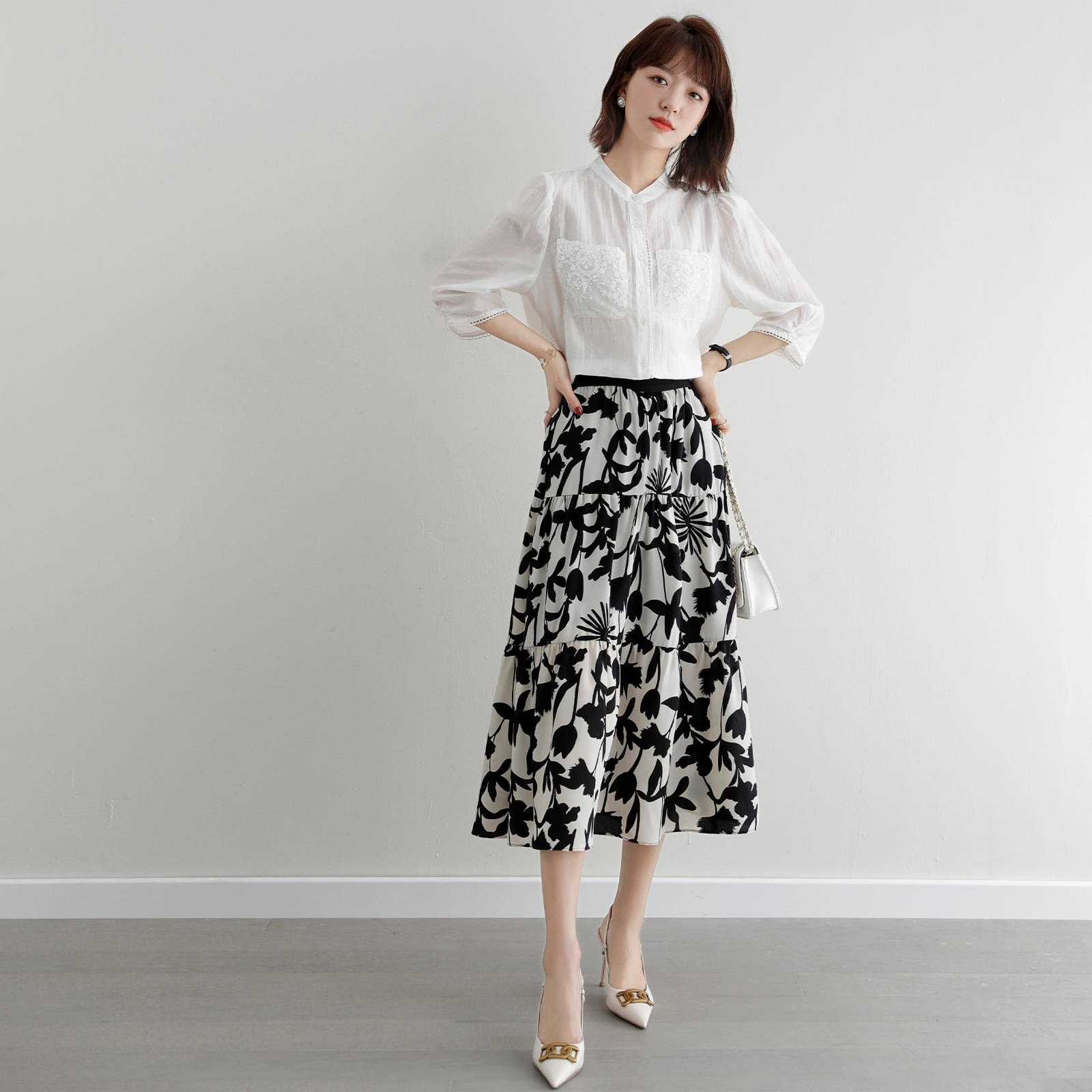 Thousands of styles are not more durable than it!2024 Early spring high waist is thin and full of retro print skirts Thousands of styles are not more durable than it!2024 Early spring high waist is thin and full of retro print skirts