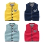 Áo vest trẻ em cotton dày 2019 thu đông mới cộng với nhung phiên bản Hàn Quốc của bé baby khủng long vest vest ấm áp áo gile nhung trẻ em