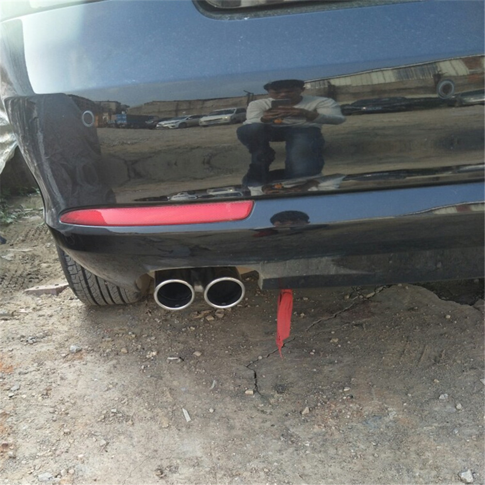 14 paragraphs Skoda1 6 one-to-two-tail-throat retrofit double-out exhaust pipe to decorate a two-pipe classic
