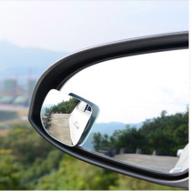 Glass high-definition no side car rear-view mirror reversing small round mirror 360-degree adjustable wide-angle auxiliary blind area reflective mirror