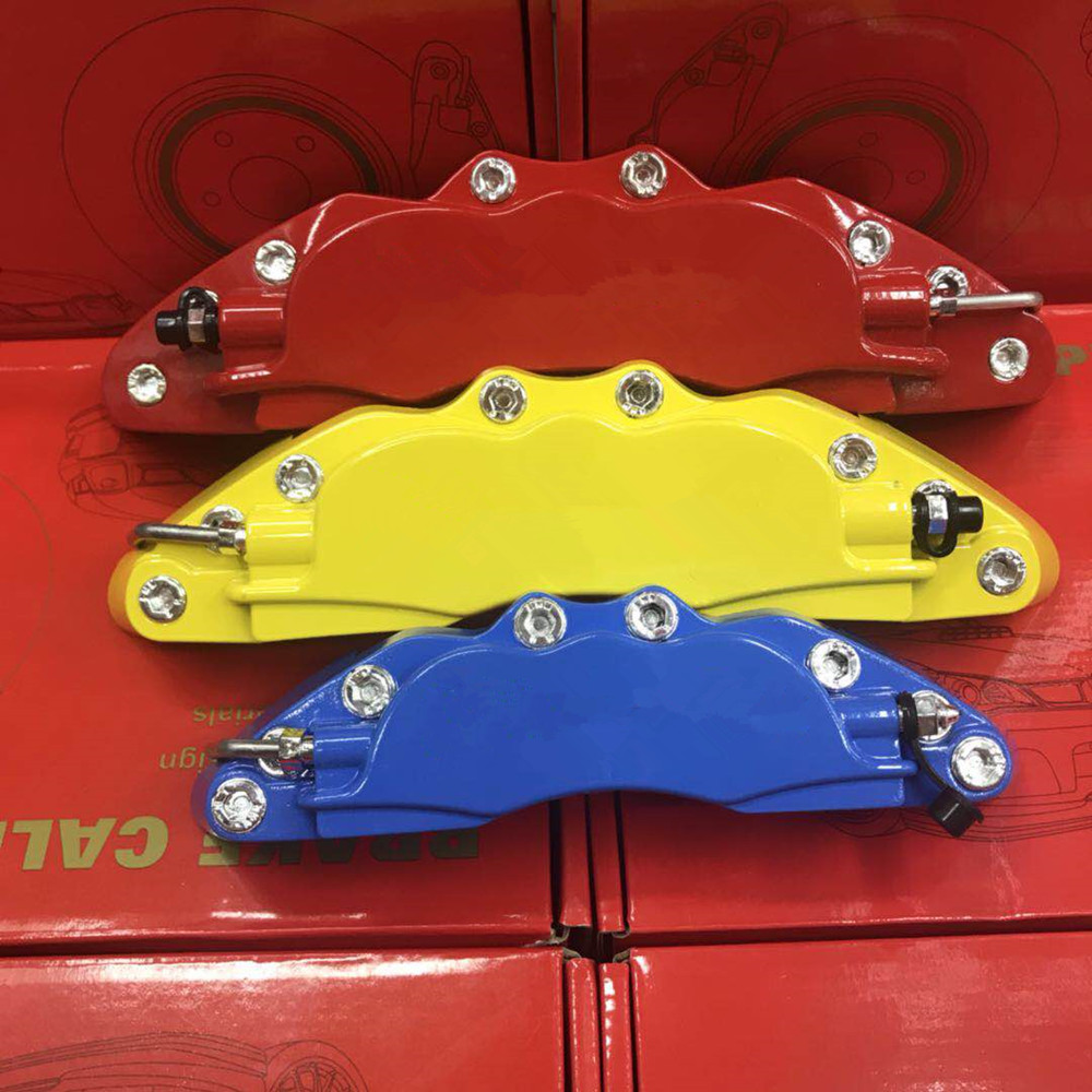 Car metal caliper cover wheel hub cover Decorative Brake Hood 3D Cubing brake Decorative Caliper Abalone Guaika Pliers Hood