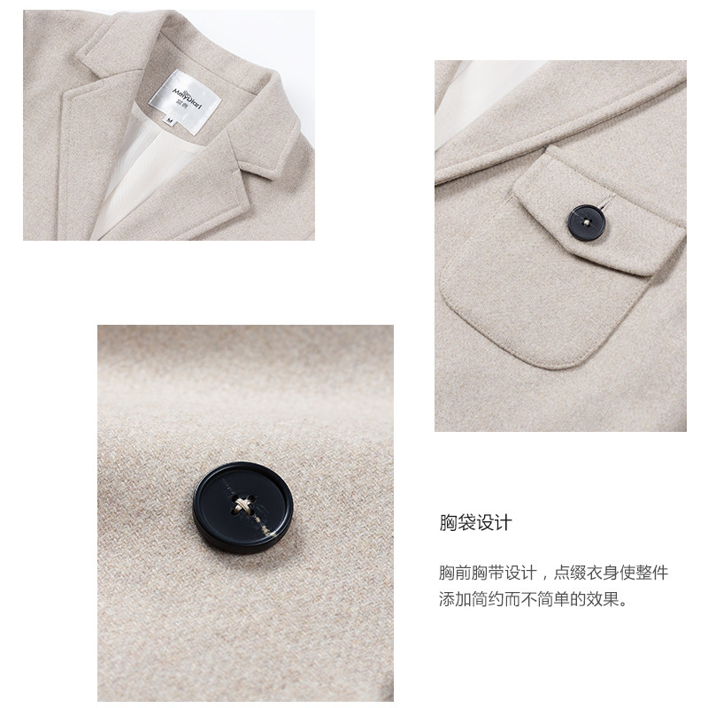 Veste pour femme MEIYDIARL   en Laine - Ref 3220395 Image 3