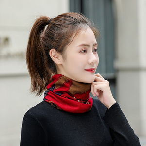 围脖女冬季挂耳式防风护颈百搭