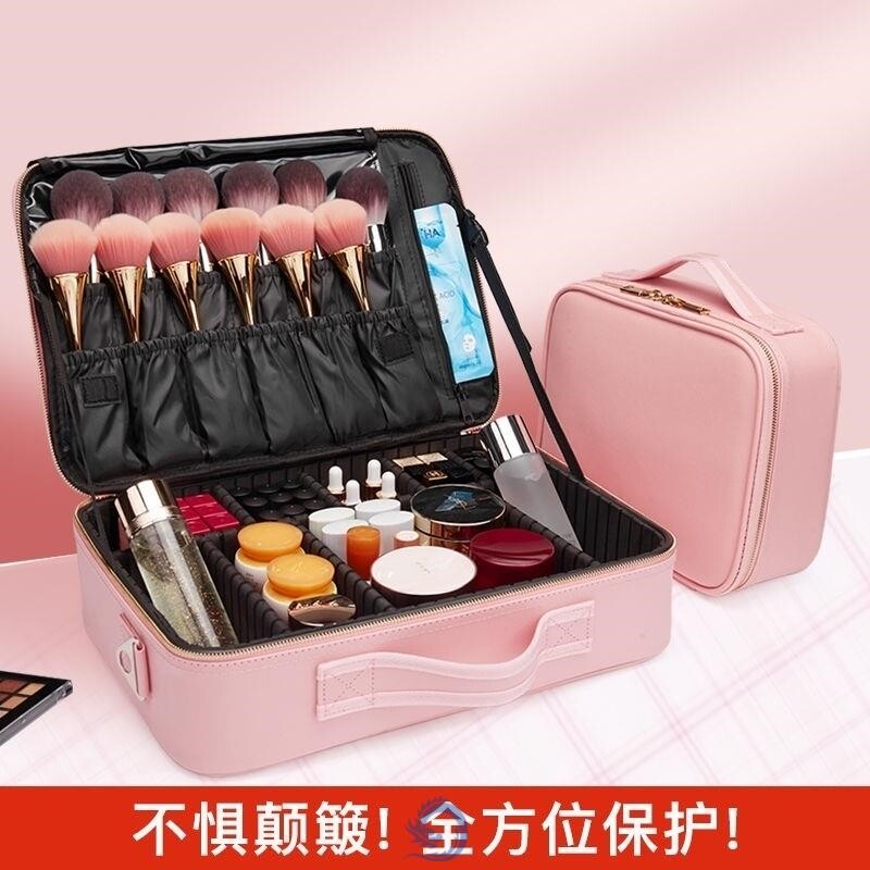 Cosmetic bag makeup artist special large-capacity go out with makeup portable storage travel 2022 new high-end feeling net red