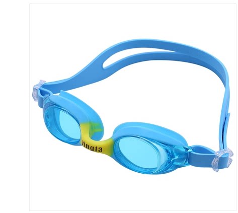Yingfa HD waterproof and anti-fog large frame integrated children's swimming glasses J720AF