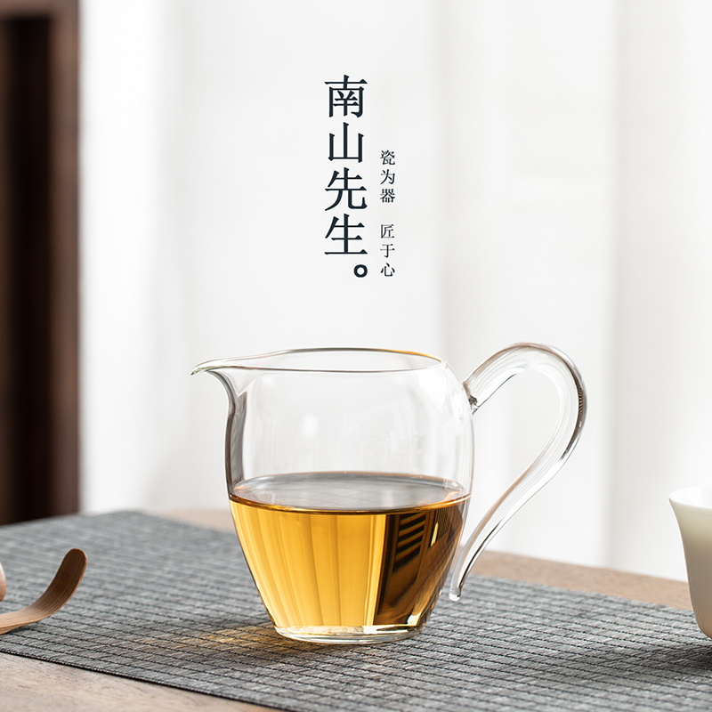 Mr. Nan Shan Mr. Qingyun Glass Fair Cup Heat-resistant and transparent tea Gongfu Tea Tea Sea Sub tea Tea Leakage Accessories-Taobao