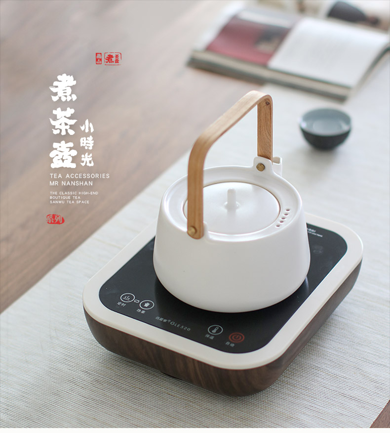 Mr Hours of nanshan light kettle household electricity TaoLu boiling tea tea ware ceramic tea set the teapot